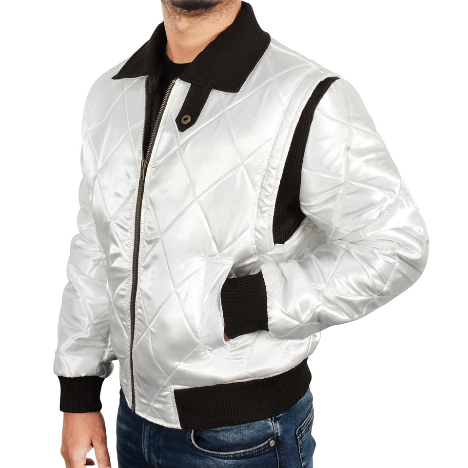 Scorpion Bomber Satin Quilted Costume For Men