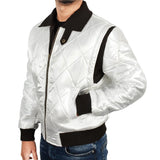 Scorpion Bomber Satin Quilted Costume For Men