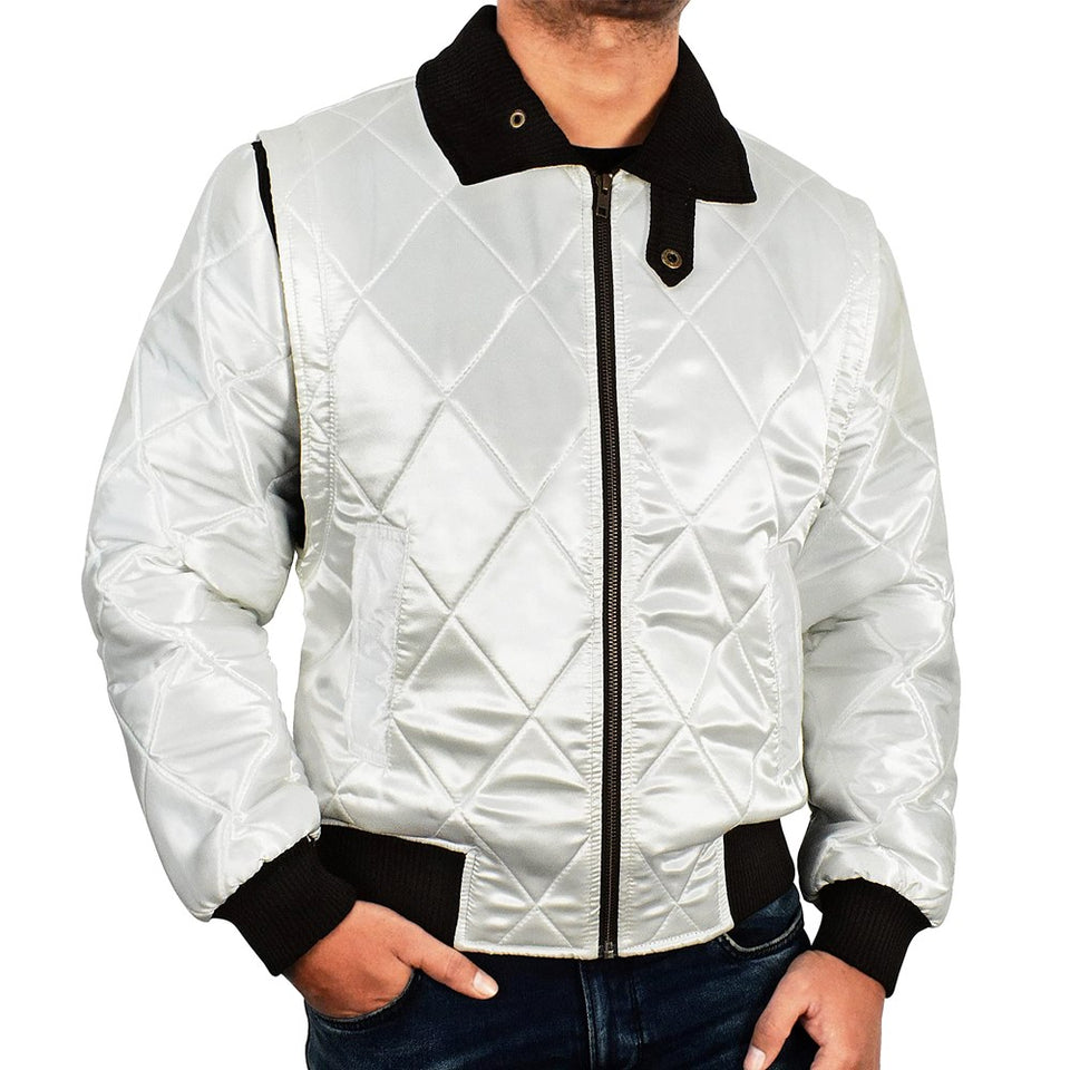 Scorpion Bomber Satin Quilted Costume For Men