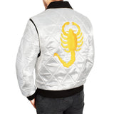 Scorpion Bomber Satin Quilted Costume For Men