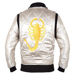 Scorpion Bomber Satin Quilted Costume For Men