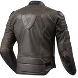 Classic Black Brando Motorcycle Premium Cowhide Leather Jacket for Men